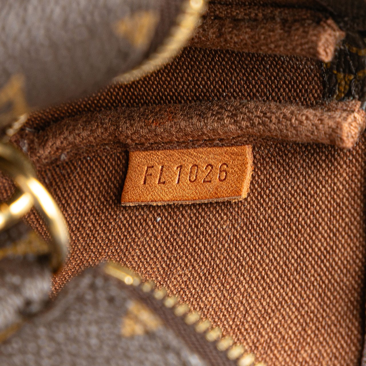 Louis Vuitton Monogram Mini Pochette Accessoires Bruin
