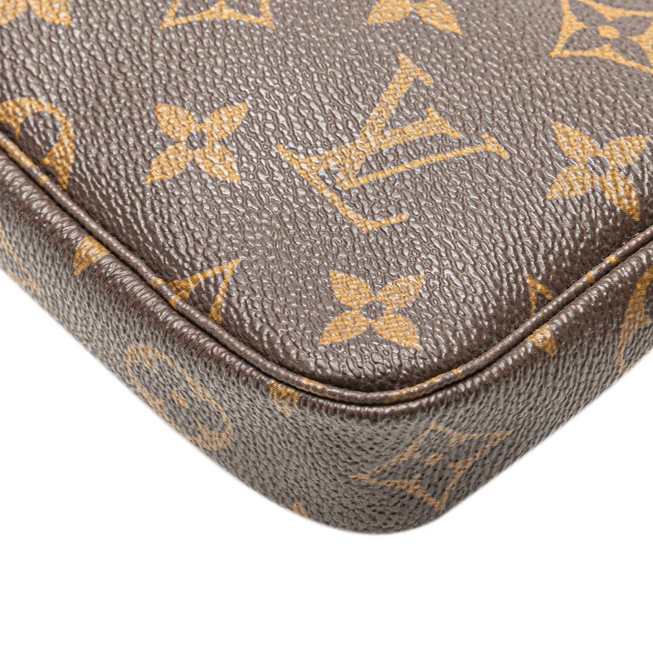 Louis Vuitton Monogram Mini Pochette Accessoires Bruin