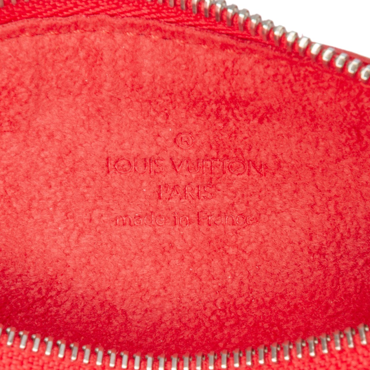 Louis Vuitton Epi Pochette Papillon Rood