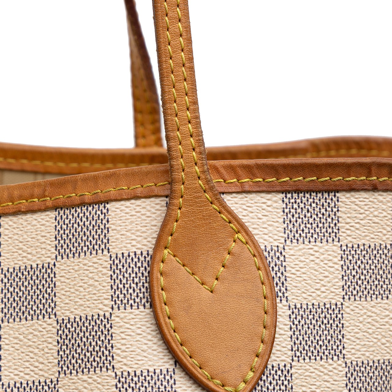Louis Vuitton Damier Azur Neverfull MM Wit