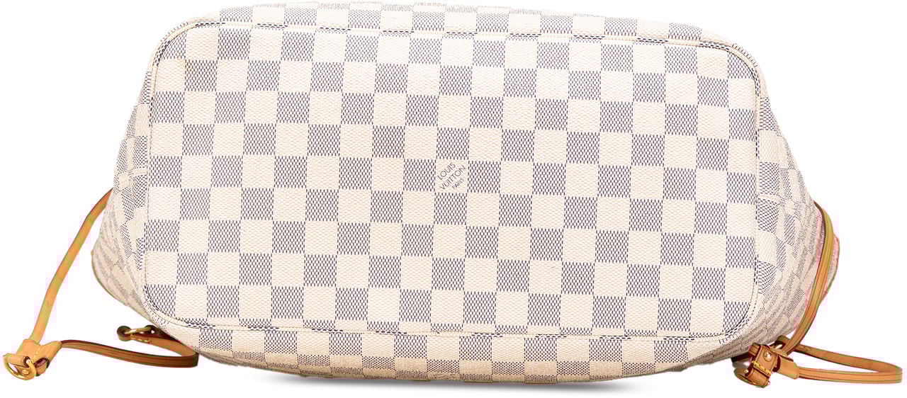 Louis Vuitton Damier Azur Neverfull MM Wit