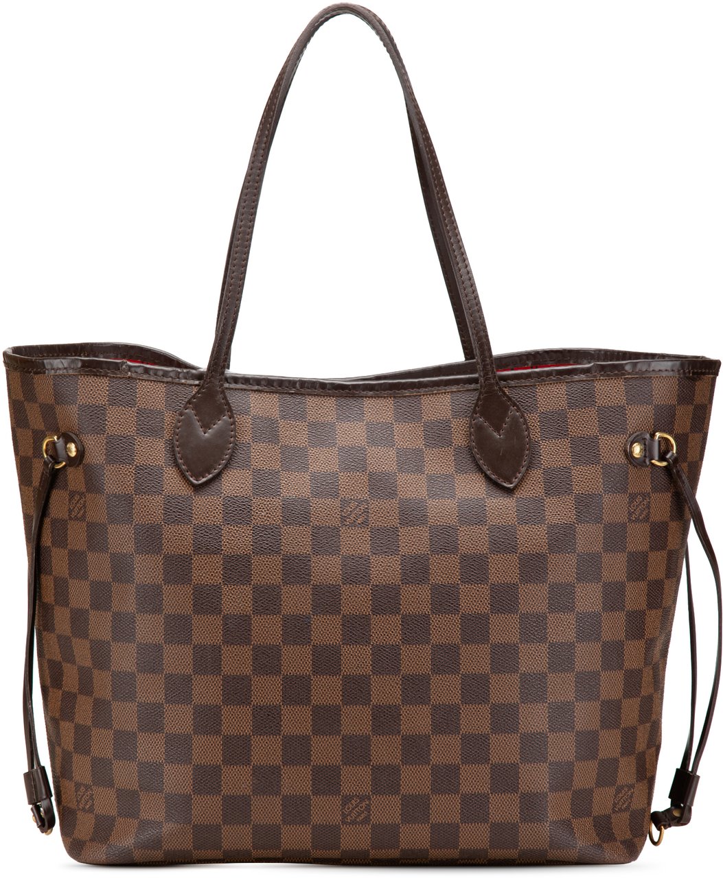 Louis Vuitton Damier Ebene Neverfull MM Bruin