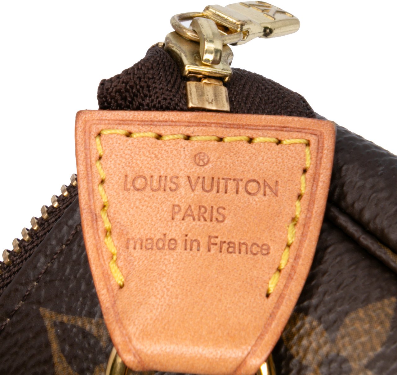 Louis Vuitton Monogram Mini Pochette Accessoires Bruin