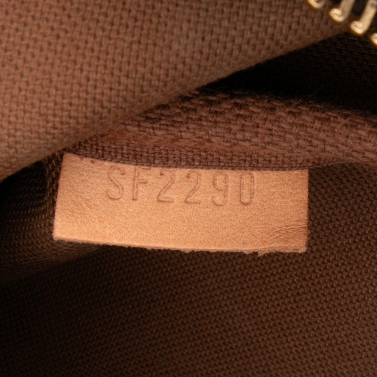 Louis Vuitton Monogram Mini Pochette Accessoires Bruin