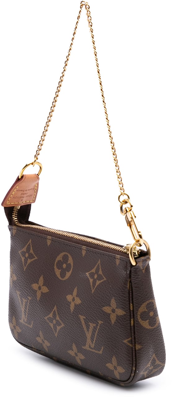 Louis Vuitton Monogram Mini Pochette Accessoires Bruin