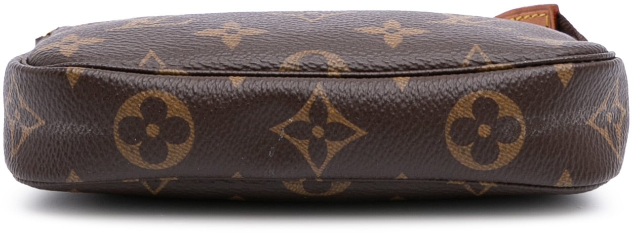 Louis Vuitton Monogram Mini Pochette Accessoires Bruin