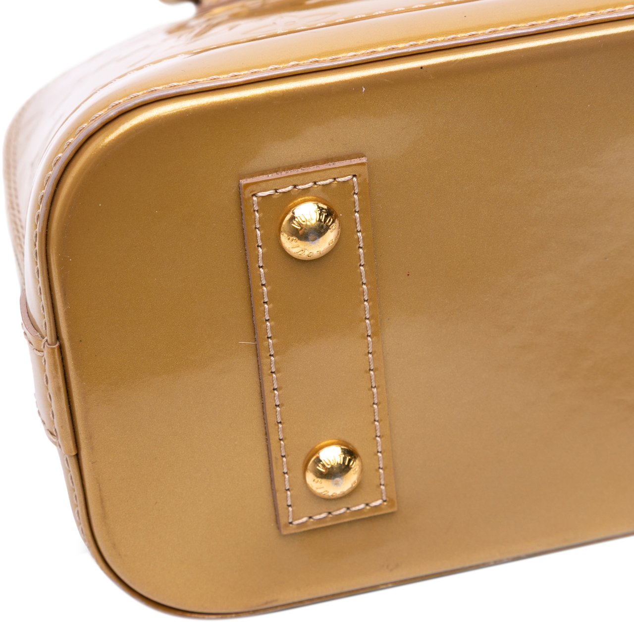 Louis Vuitton Monogram Vernis Alma BB Goud