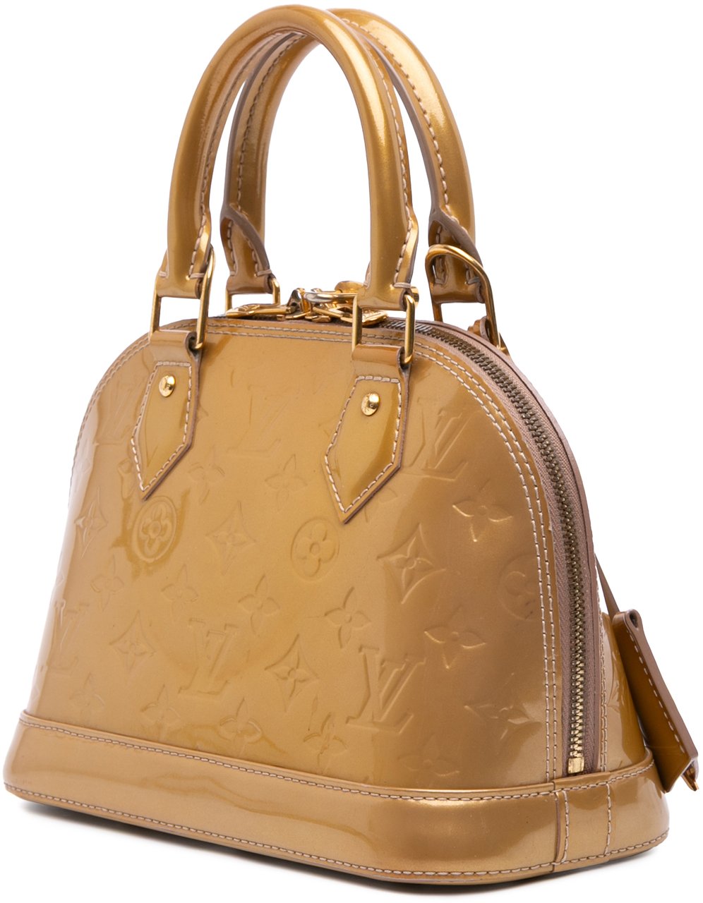 Louis Vuitton Monogram Vernis Alma BB Goud