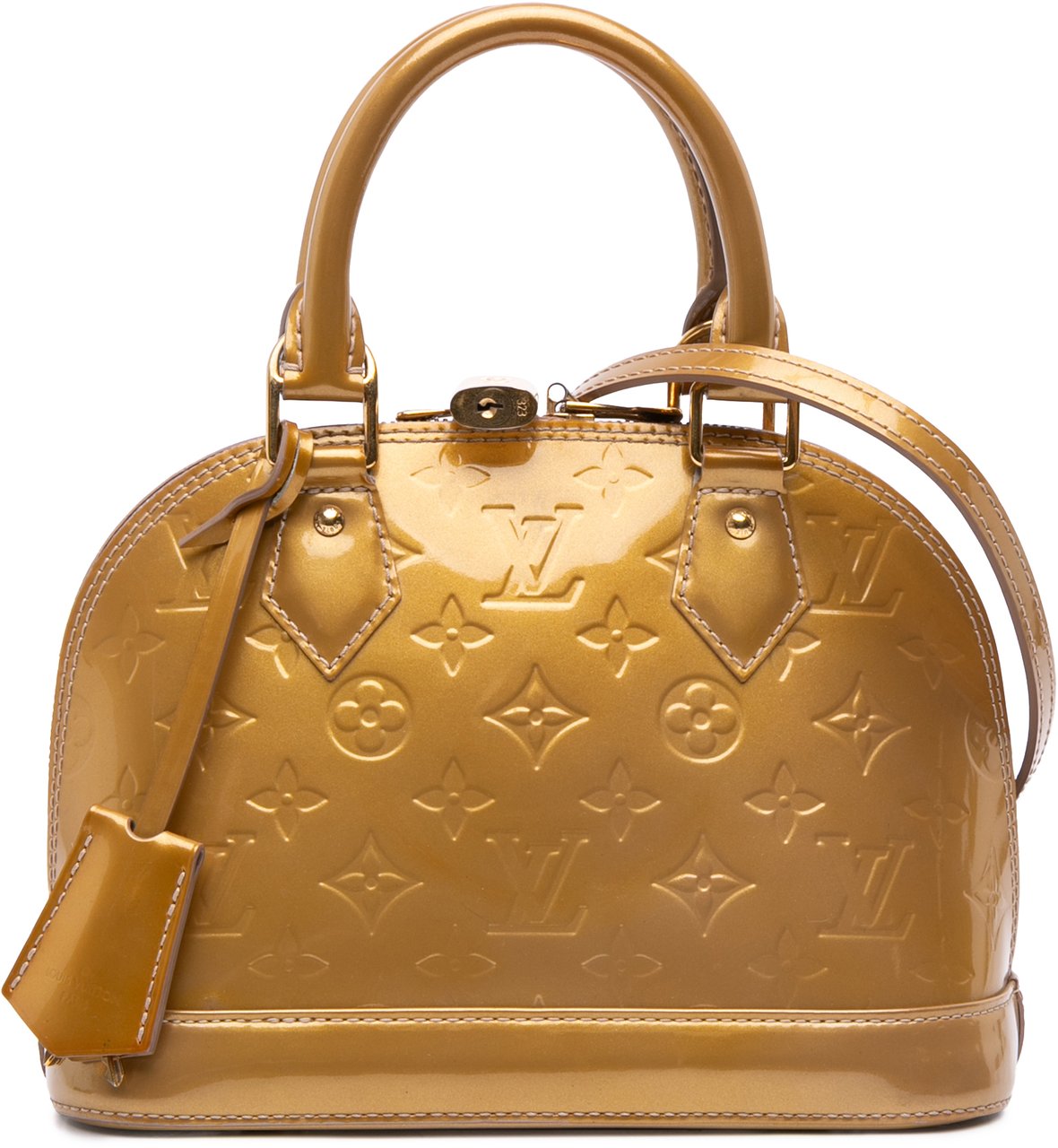 Louis Vuitton Monogram Vernis Alma BB Goud