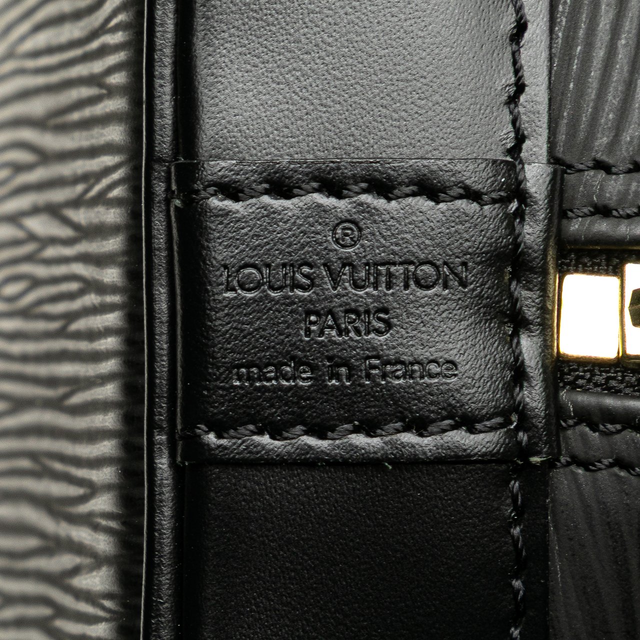 Louis Vuitton Epi Alma PM Zwart