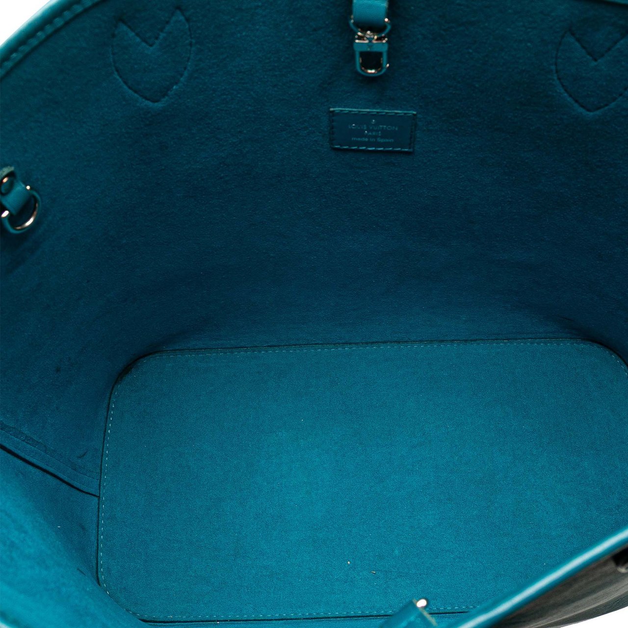 Louis Vuitton Epi Neverfull MM Blauw