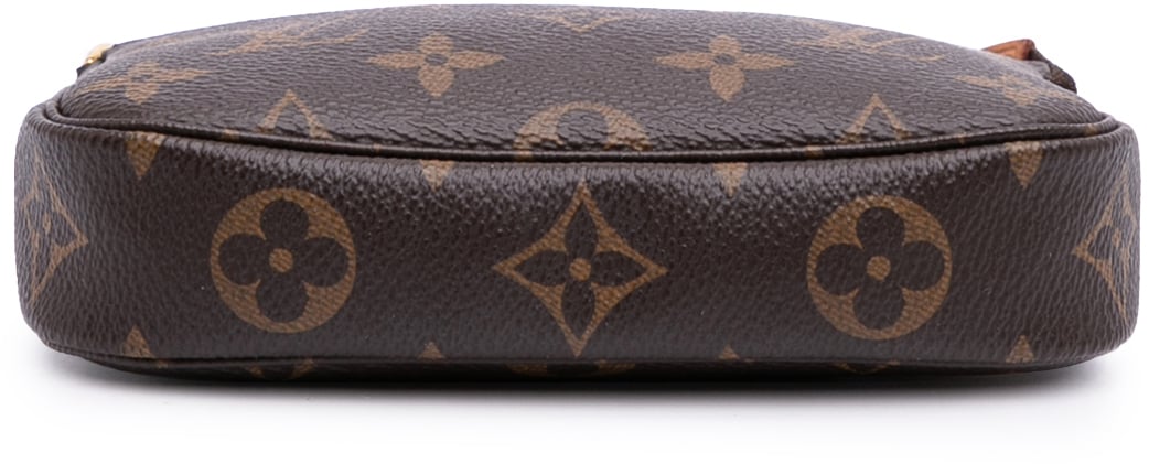 Louis Vuitton Monogram Mini Pochette Accessoires Bruin