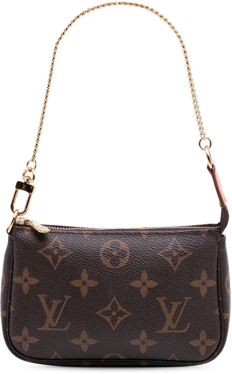 Louis Vuitton Monogram Mini Pochette Accessoires Bruin