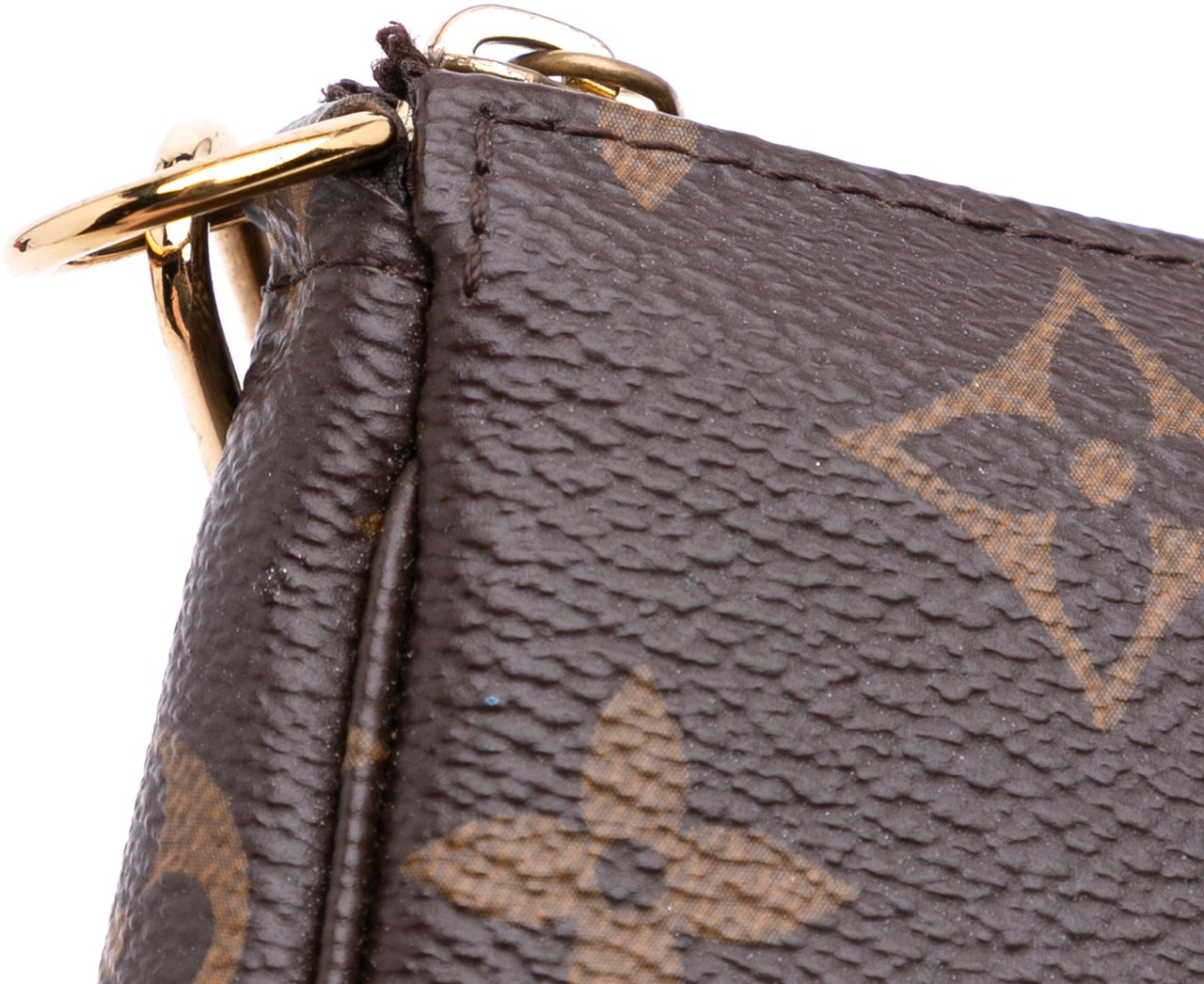 Louis Vuitton Monogram Mini Pochette Accessoires Bruin