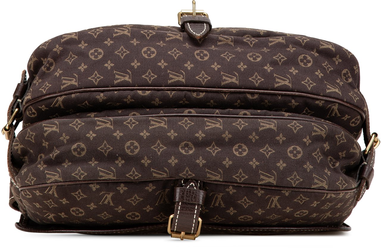 Louis Vuitton Monogram Mini Lin Saumur 30 Bruin