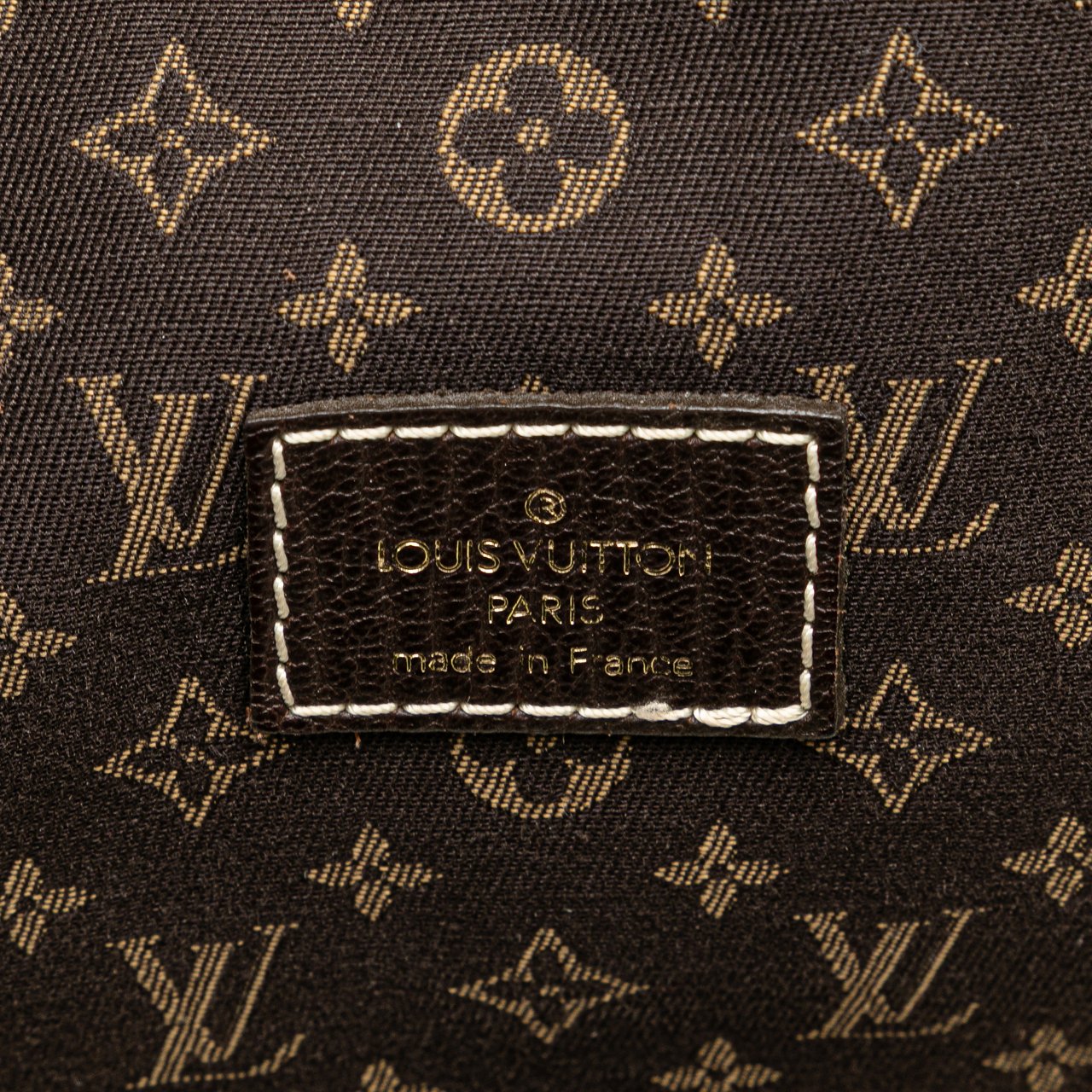 Louis Vuitton Monogram Mini Lin Saumur 30 Bruin