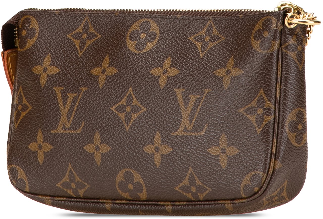 Louis Vuitton Monogram Mini Pochette Accessoires Bruin