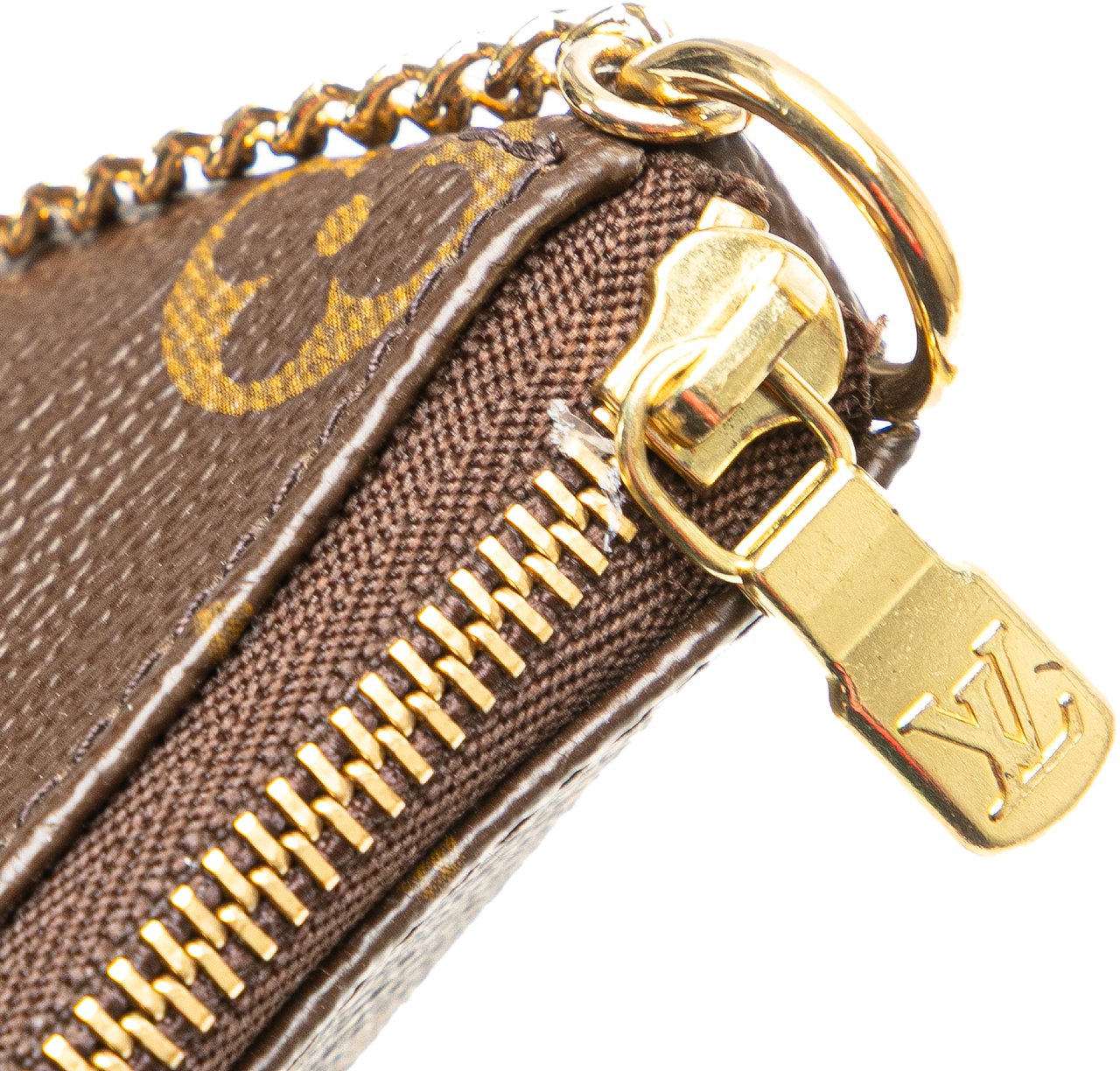 Louis Vuitton Monogram Mini Pochette Accessoires Bruin