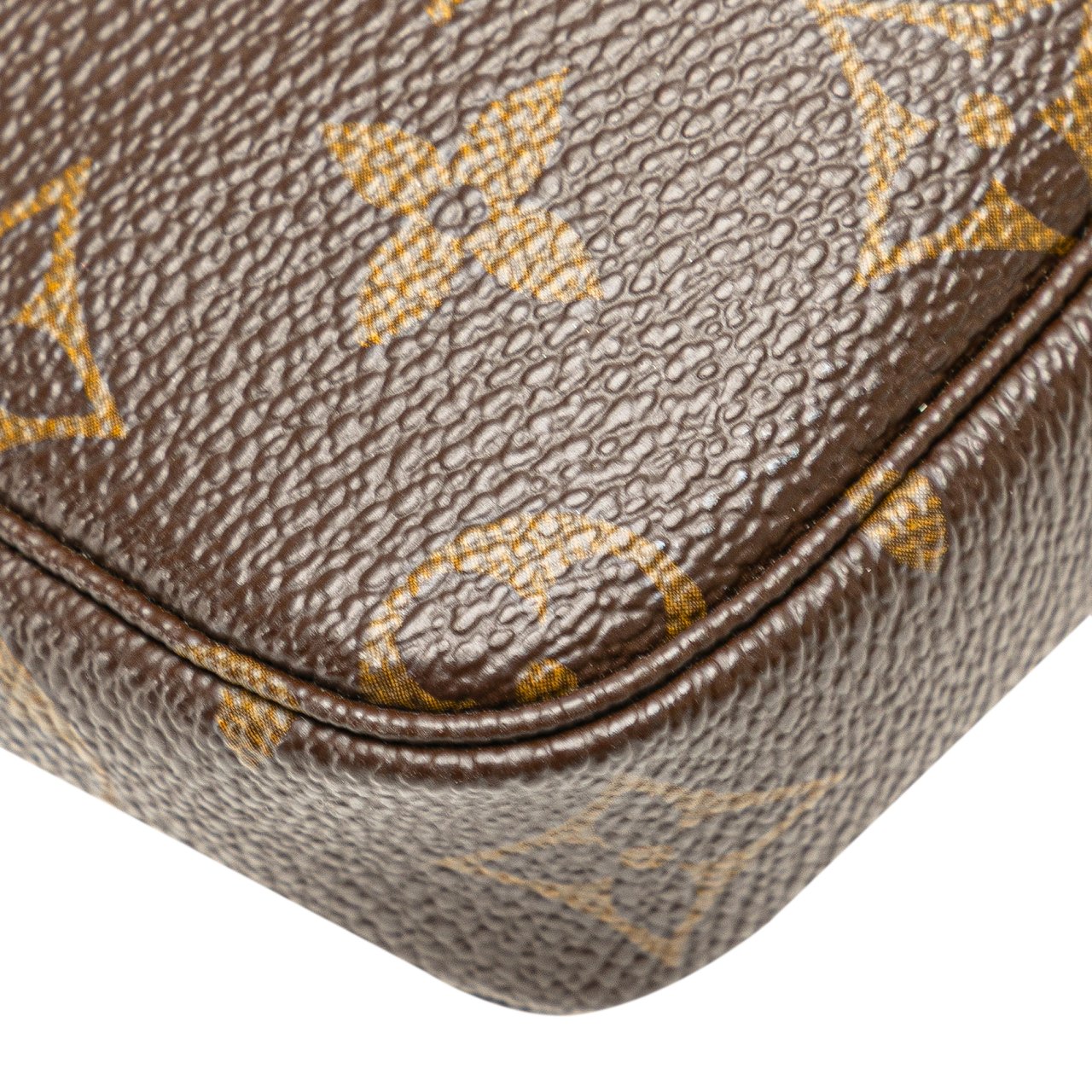 Louis Vuitton Monogram Mini Pochette Accessoires Bruin