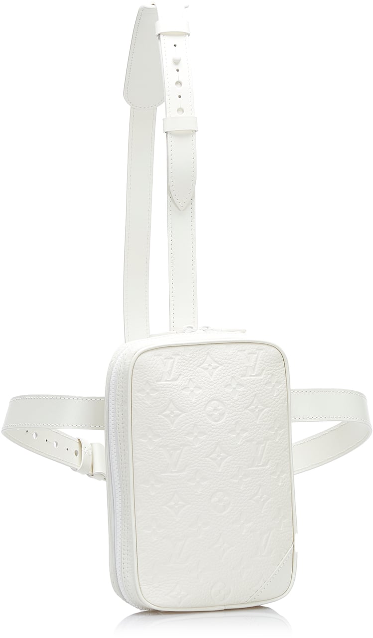 Louis Vuitton Monogram Taurillon Utility Side Wit