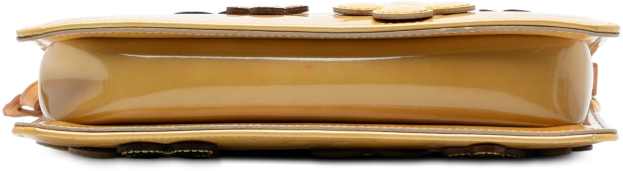 Louis Vuitton Monogram Vernis Fleurs Lexington Pochette Bruin