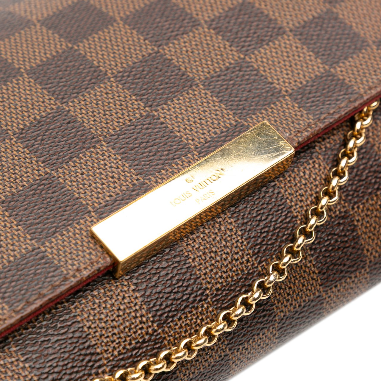 Louis Vuitton Damier Ebene Favorite MM Bruin