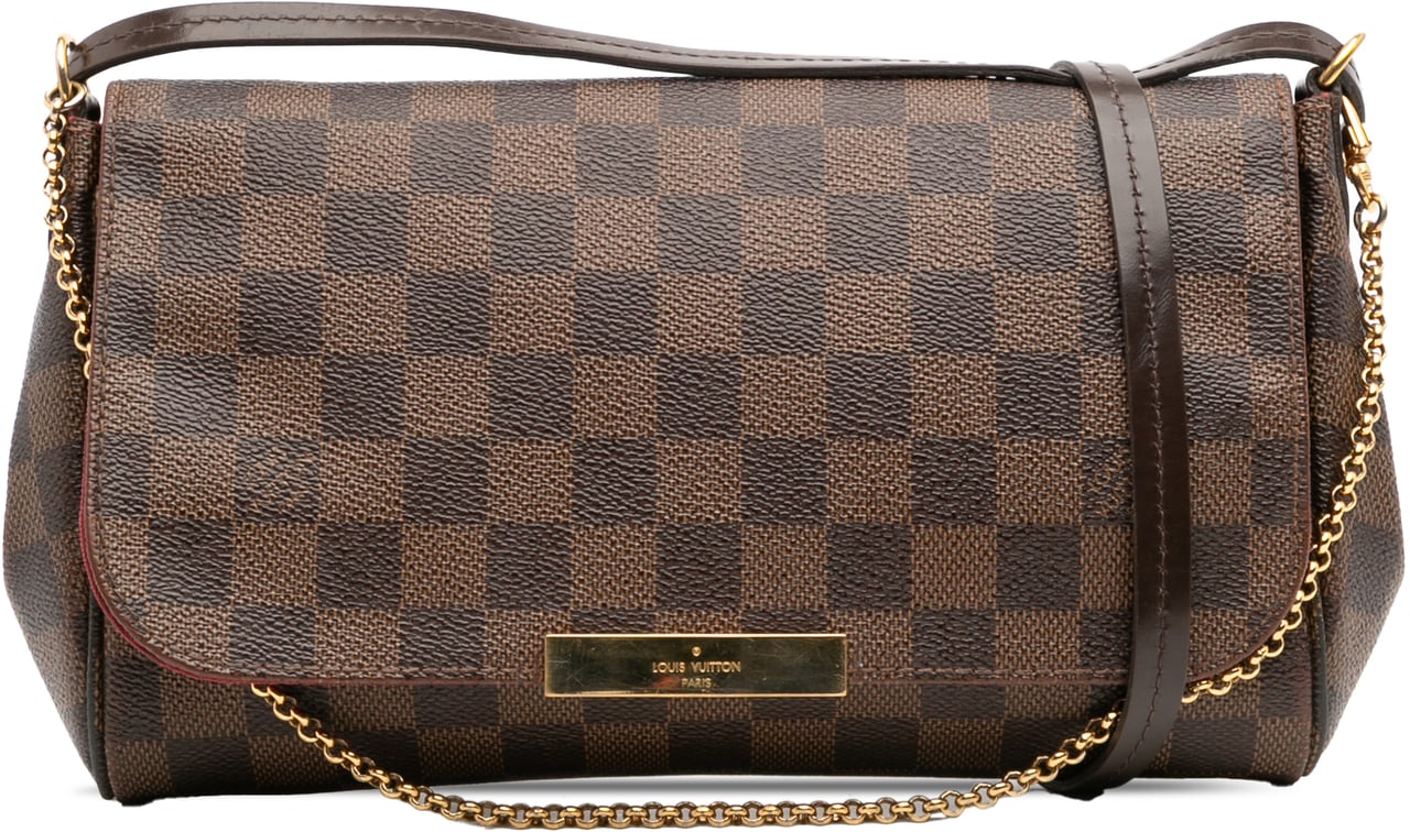 Louis Vuitton Damier Ebene Favorite MM Bruin