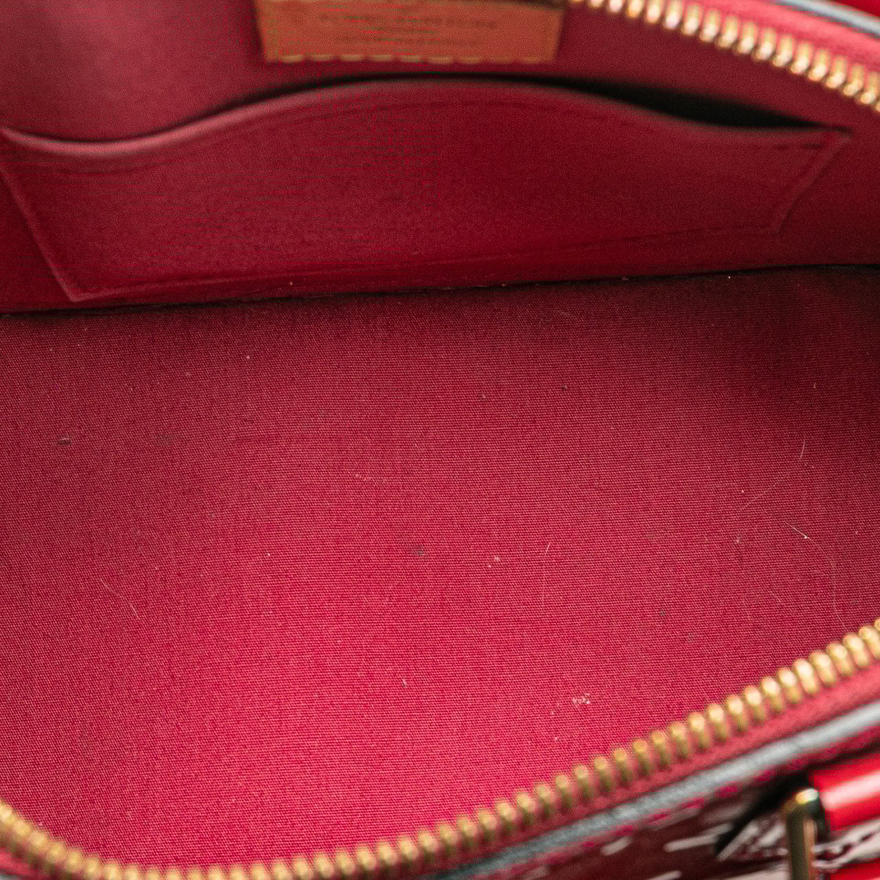 Louis Vuitton Monogram Vernis Alma BB Rood