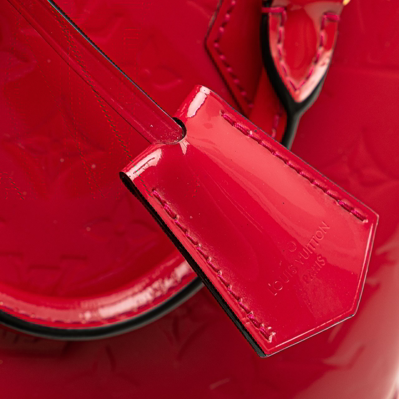 Louis Vuitton Monogram Vernis Alma BB Rood