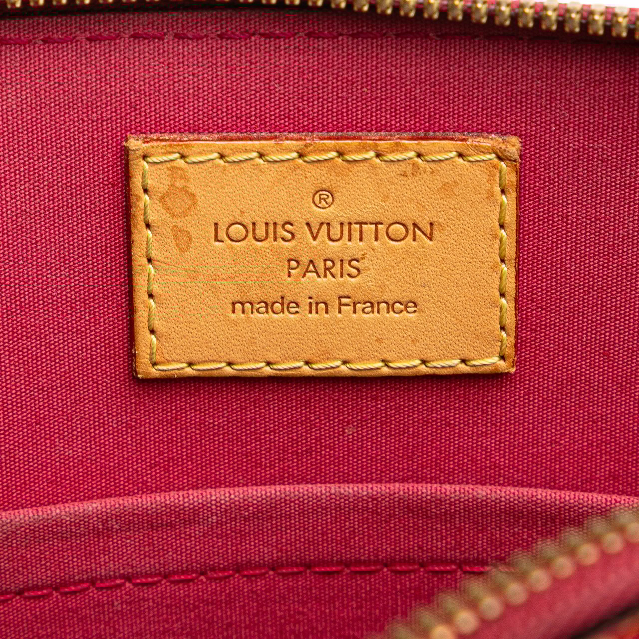 Louis Vuitton Monogram Vernis Alma BB Rood