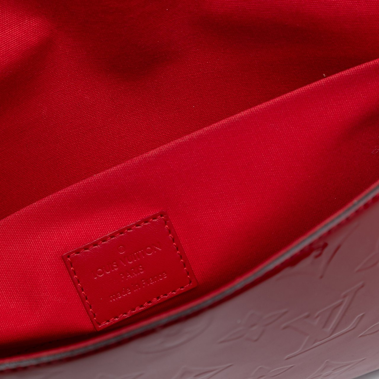 Louis Vuitton Monogram Vernis Pochette Felicie Rood