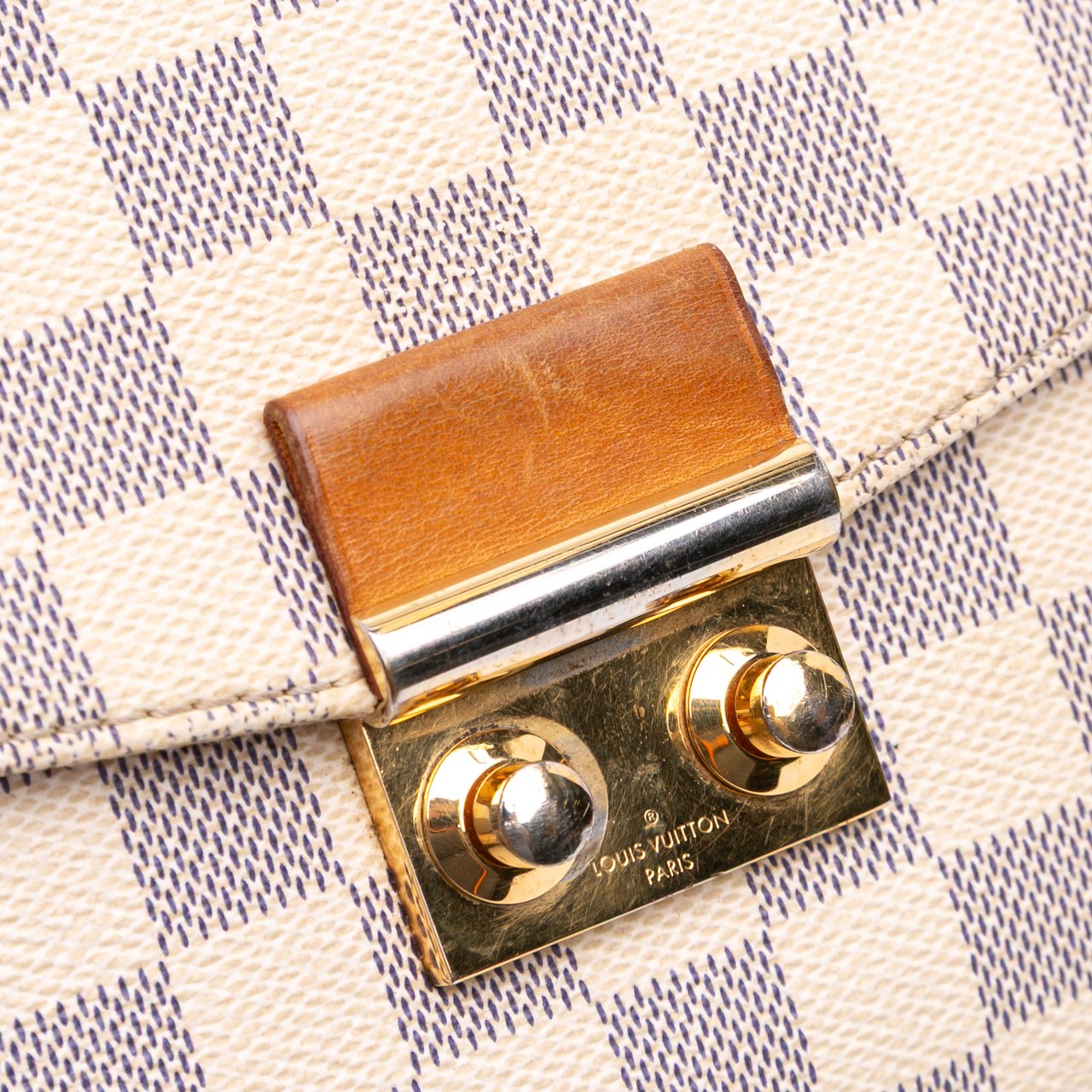 Louis Vuitton Damier Azur Croisette Wit