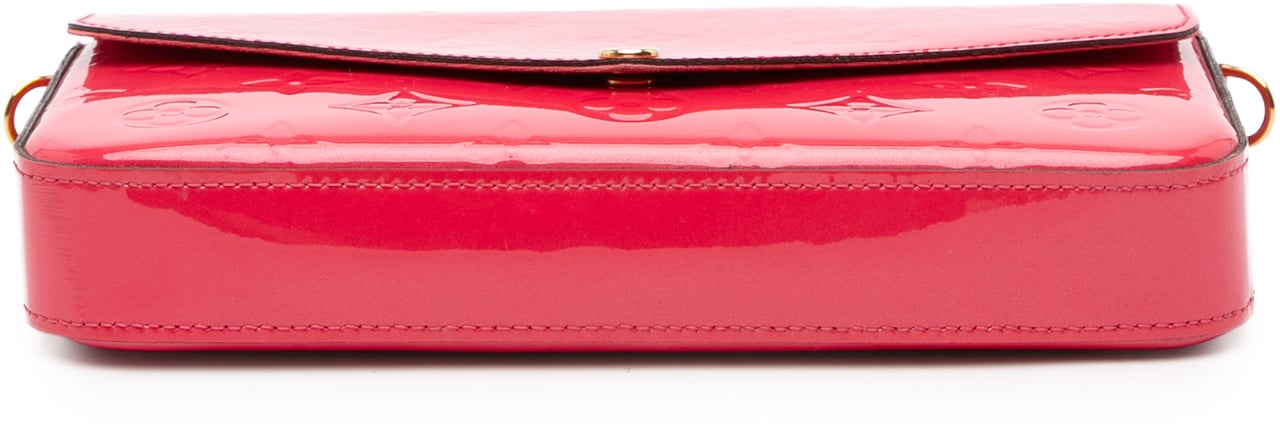 Louis Vuitton Monogram Vernis Pochette Felicie Rood