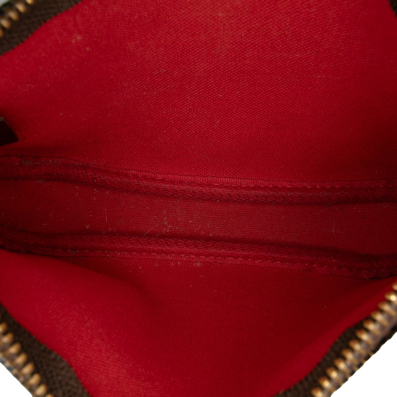 Louis Vuitton Damier Ebene Mini Pochette Accessoires Bruin