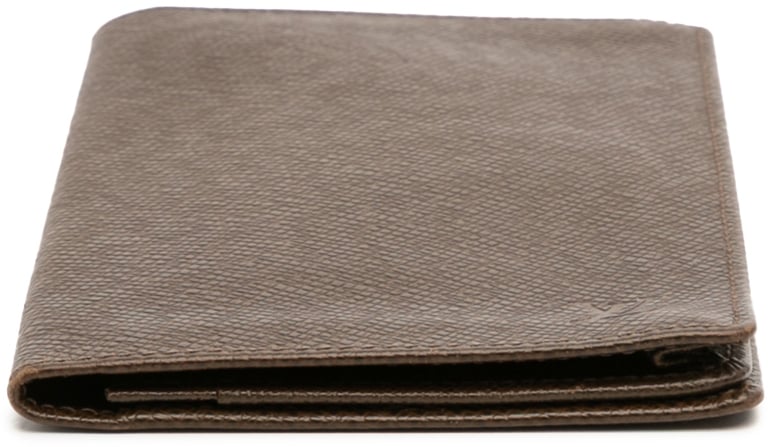 Louis Vuitton Taiga Checkbook Wallet Bruin