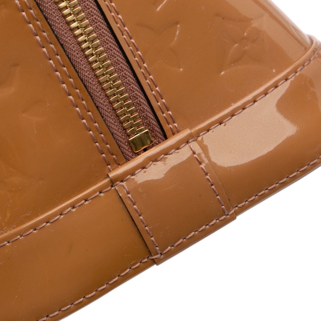 Louis Vuitton Monogram Vernis Alma PM Bruin