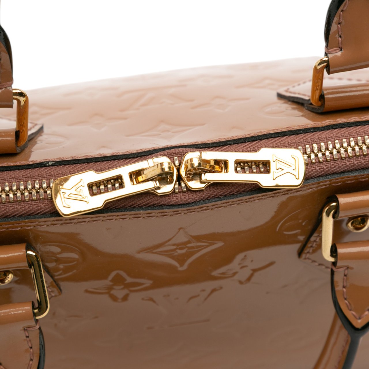 Louis Vuitton Monogram Vernis Alma PM Bruin