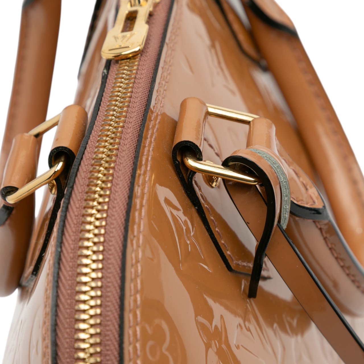 Louis Vuitton Monogram Vernis Alma PM Bruin