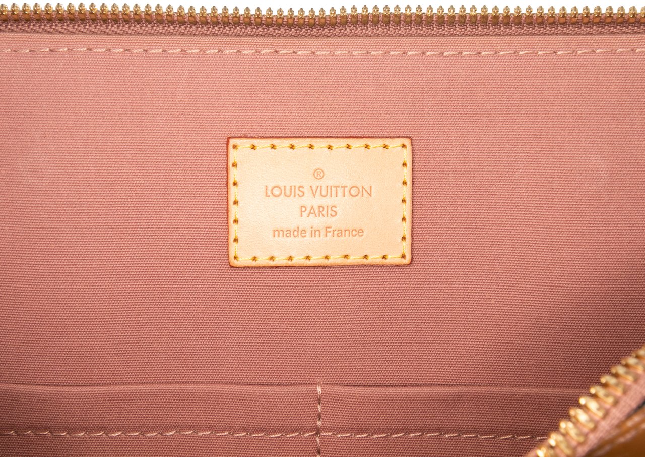 Louis Vuitton Monogram Vernis Alma PM Bruin