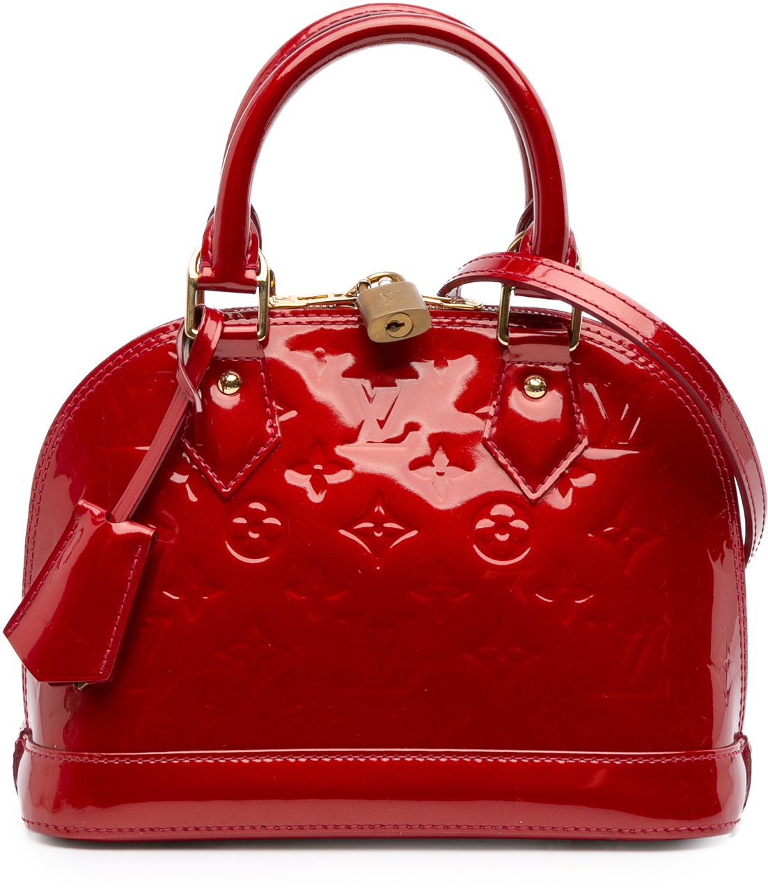 Louis Vuitton Monogram Vernis Alma BB Rood