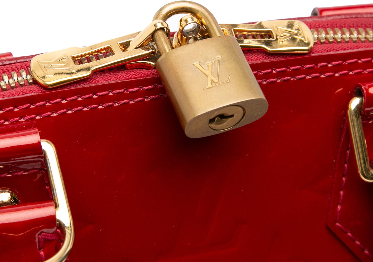 Louis Vuitton Monogram Vernis Alma BB Rood