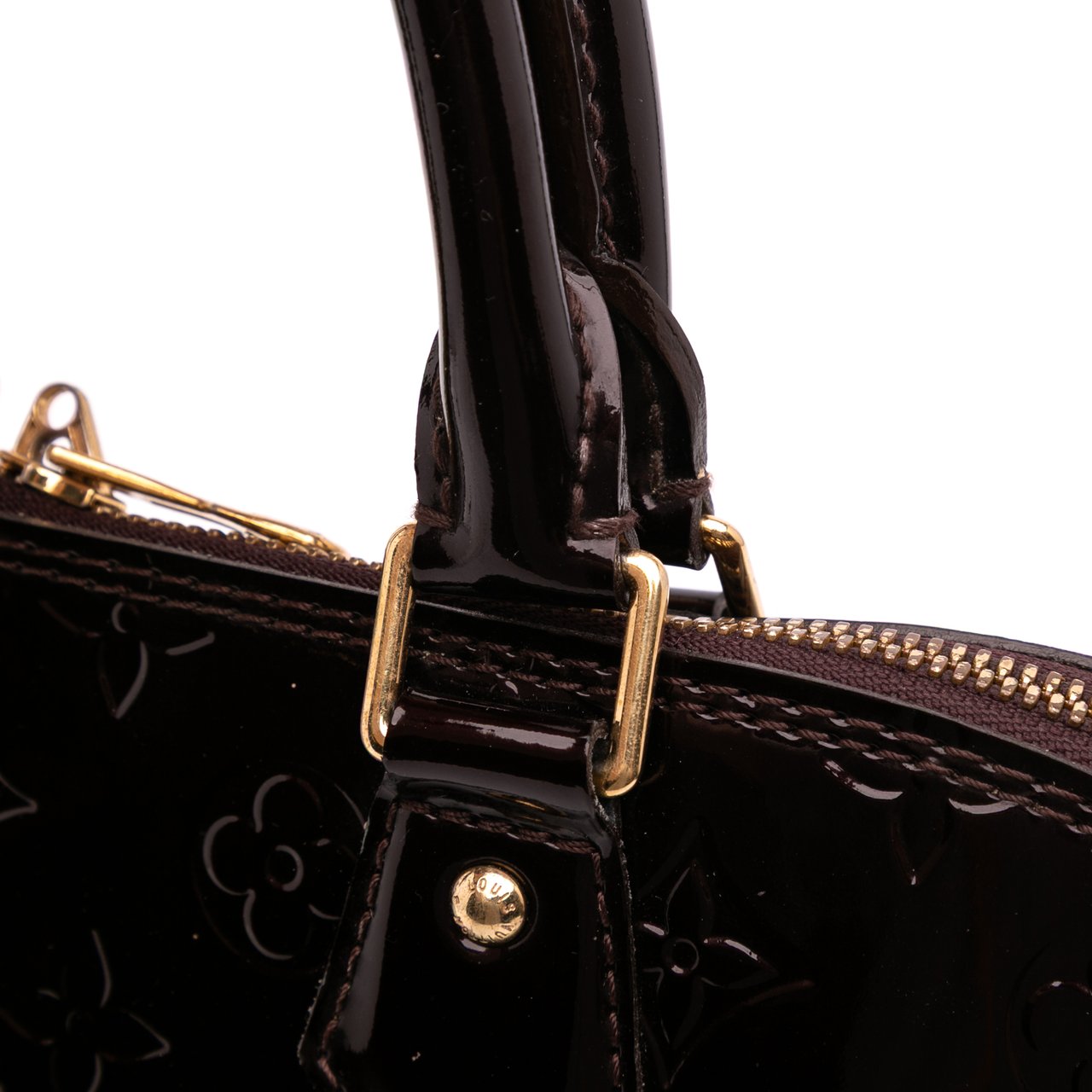 Louis Vuitton Monogram Vernis Alma GM Paars