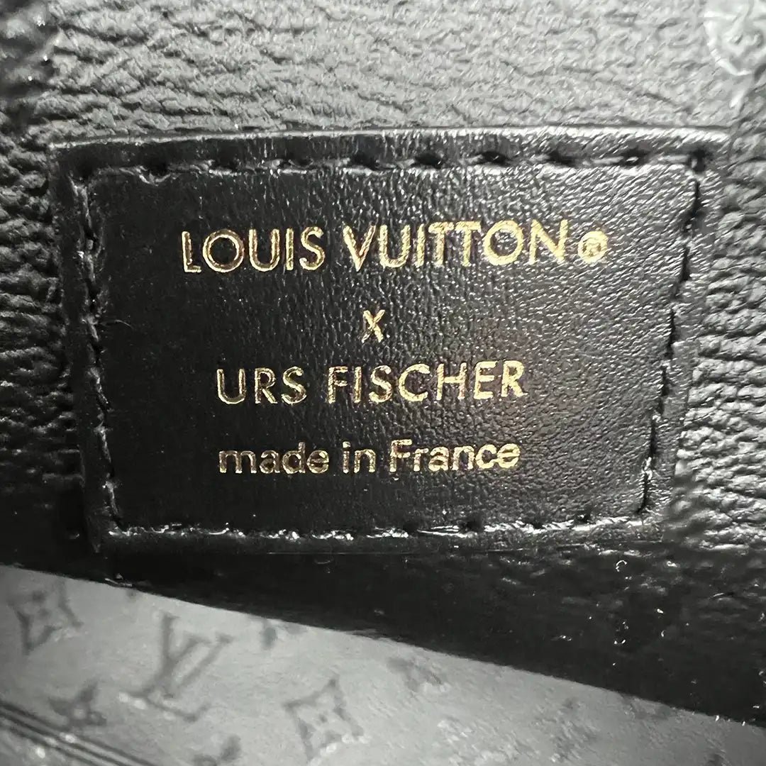 Louis Vuitton Louis Vuitton xUF Urs Fischer red X black Monogram Keepall Bandouliere 45 / new Zwart
