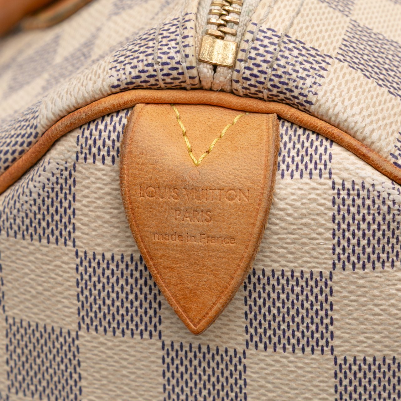 Louis Vuitton Damier Azur Speedy 30 Wit