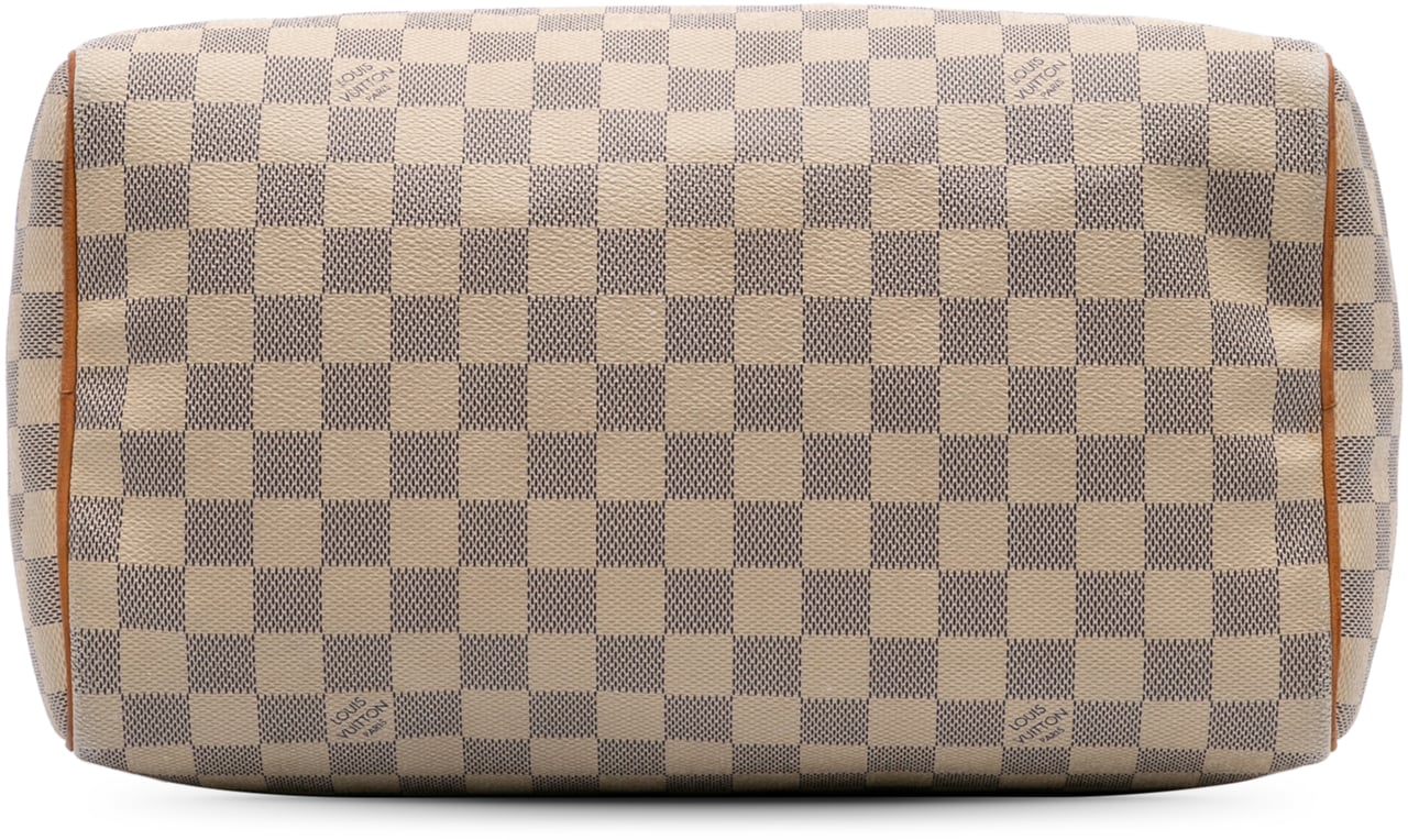 Louis Vuitton Damier Azur Speedy 30 Wit