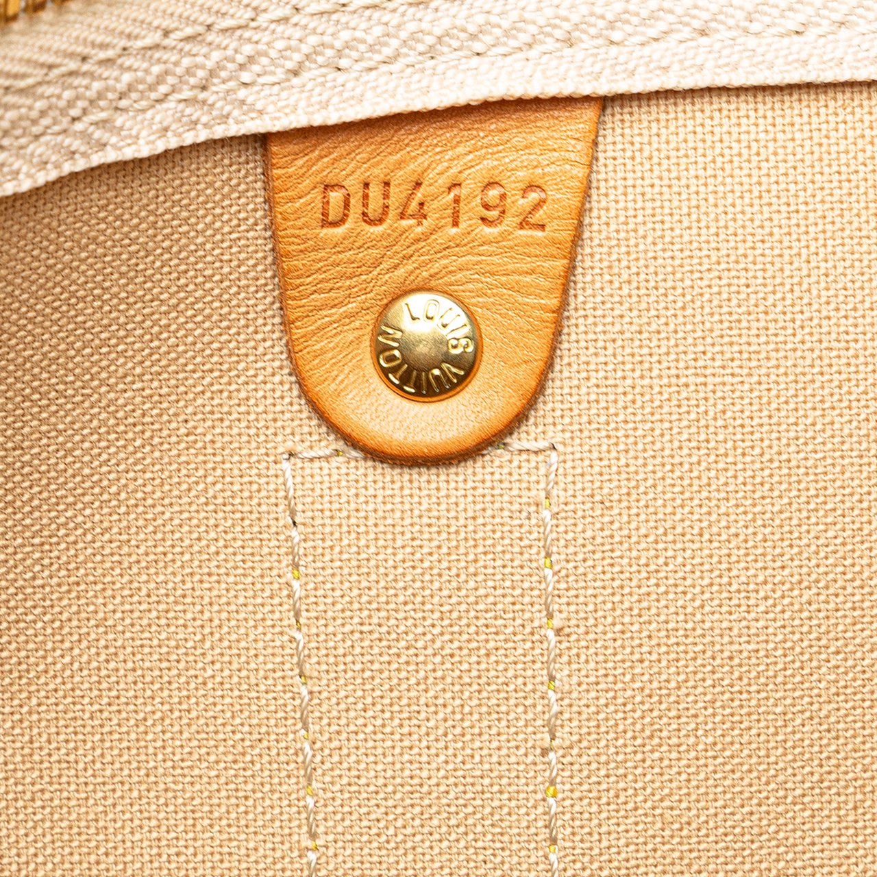 Louis Vuitton Damier Azur Keepall Bandouliere 55 Wit