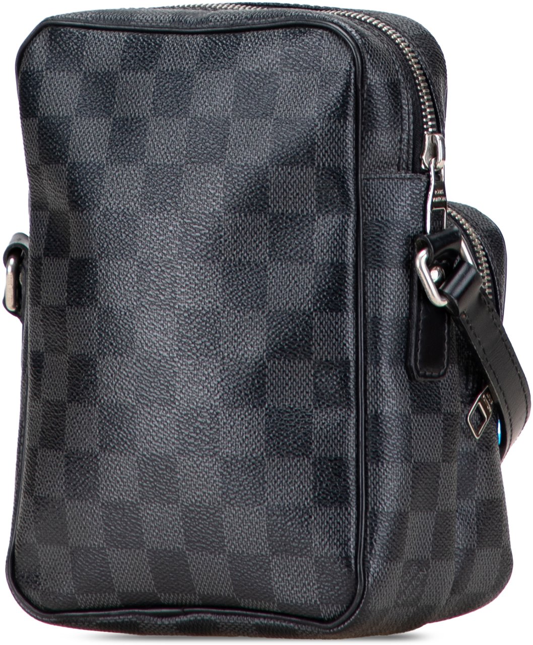 Louis Vuitton Damier Graphite Rem Zwart
