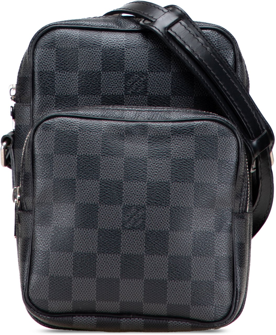 Louis Vuitton Damier Graphite Rem Zwart
