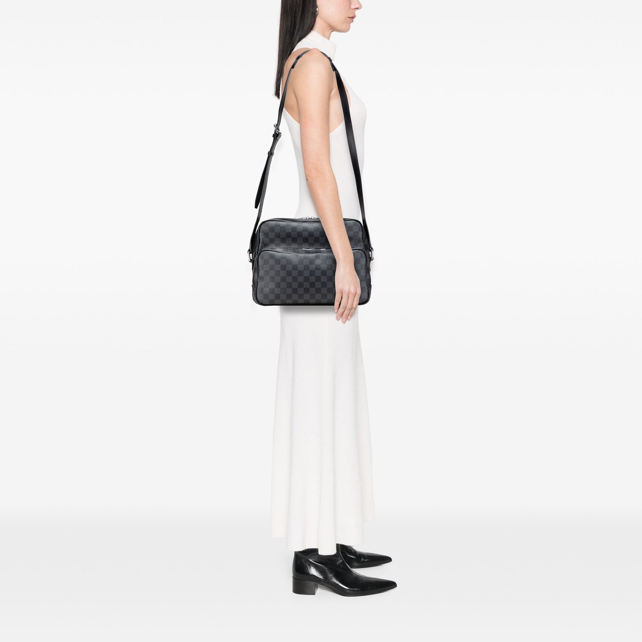 Louis Vuitton Damier Graphite Sac Leoh Zwart