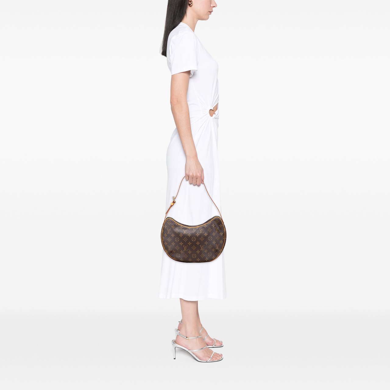 Louis Vuitton Monogram Croissant MM Bruin